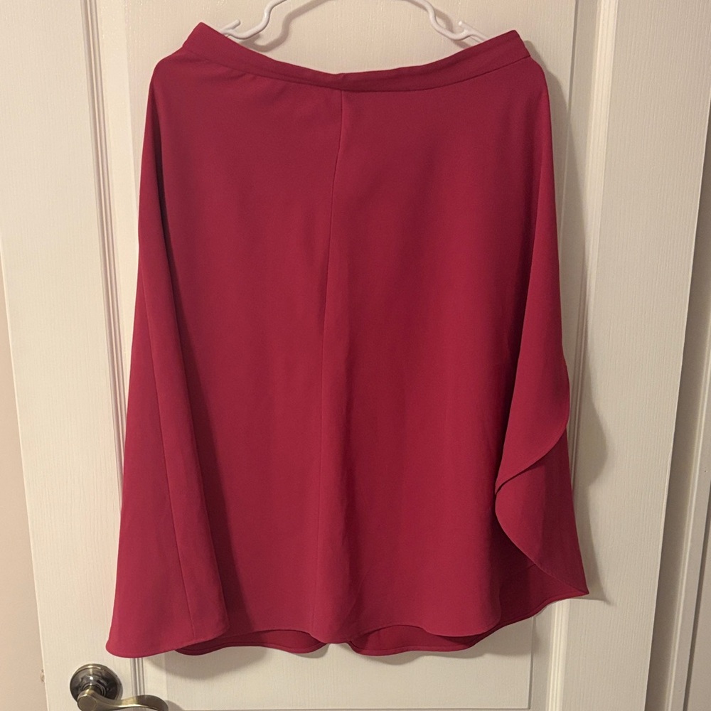 Ann Taylor Asymmetrical Pink Skirt